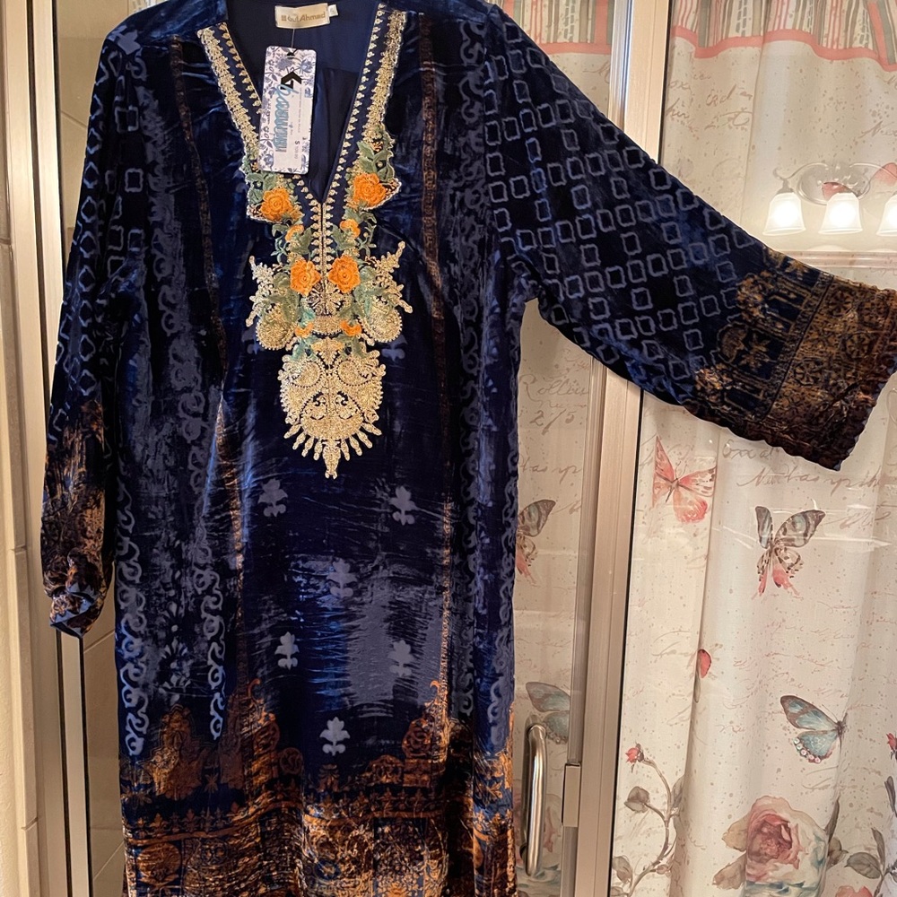 Pakistani Indian Gul Ahmed Kurti Trouser Dupatta